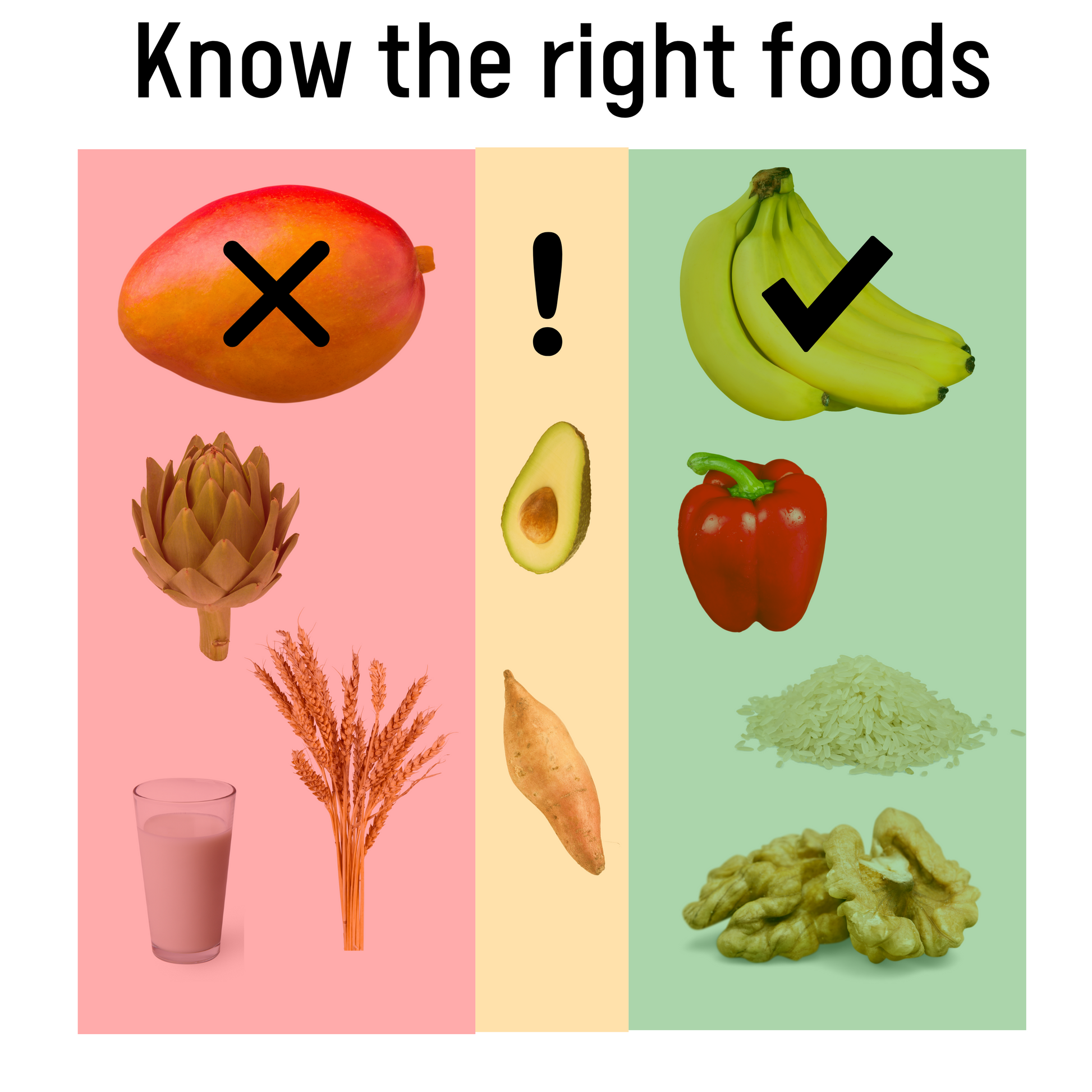 Low FODMAP Chart Magnet - IBS Diet Cheat Sheet Fridge Magnet - FODMAP Food Guide (7" x 10")